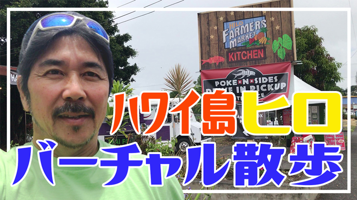 ハワイ島ヒローバーチャル散歩